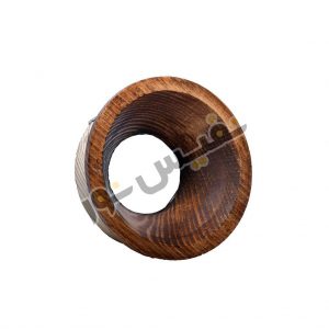 قاب هالوژن چوبی مخروط عمیق (یک قلو)