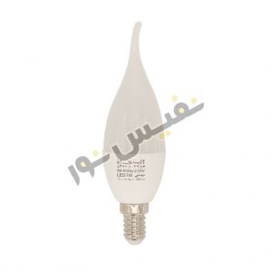 خرید و قیمت لامپ شمعی لوستر کم مصرف ال ای دی مدل اشکی آفتابی و مهتابی 7 وات آژیراک